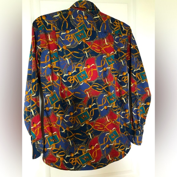 Equestrian-Solemare Collection Button down Shirt - Picture 4 of 9